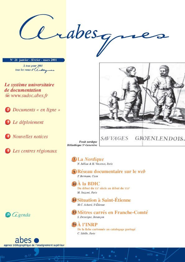 Cover Arabesques N°21