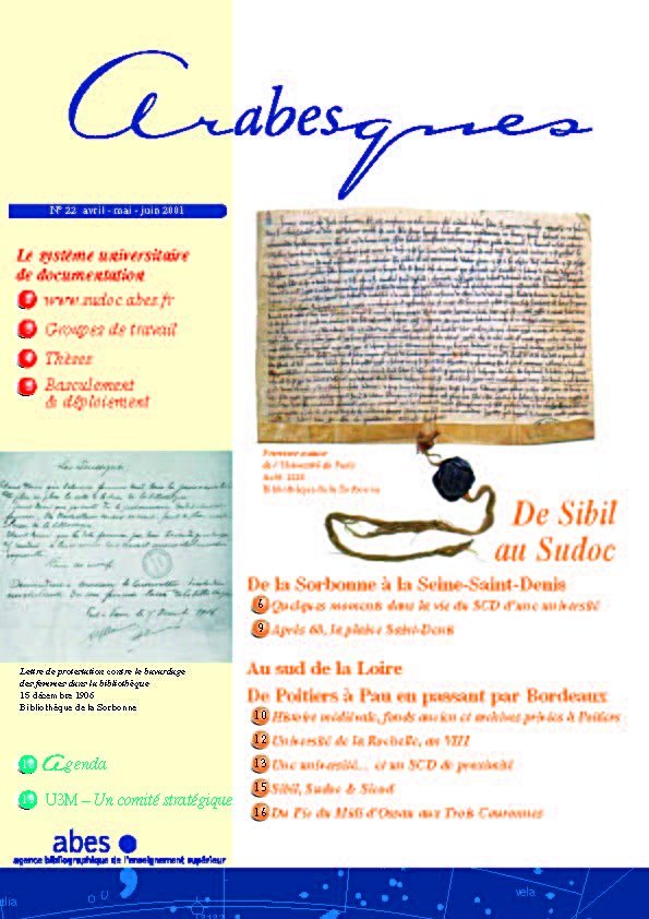 Cover Arabesques N°22