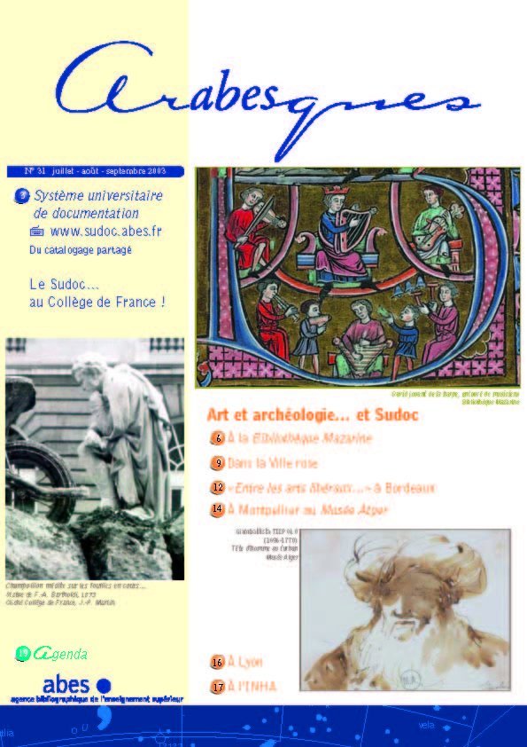 Cover Arabesques N°31