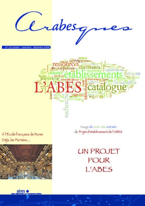 Cover Arabesques N°52