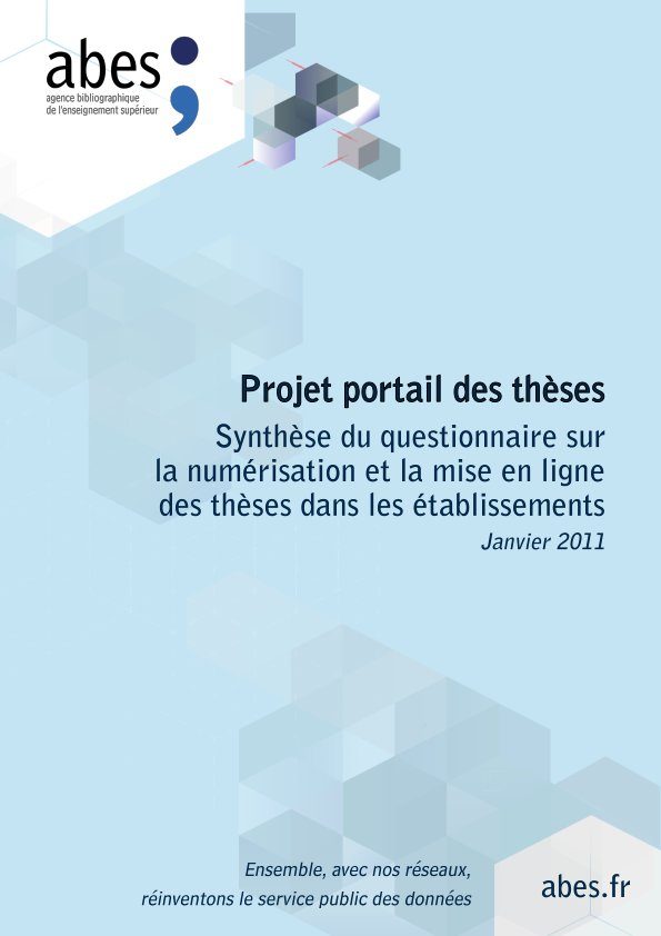 Coverage of the thesis portal project survey