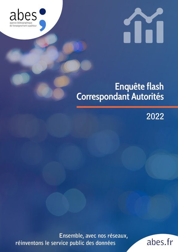 Couverture enquête flash correspondant Autorités - 2022