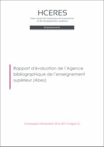 Couverture rapport Hcéres 2018