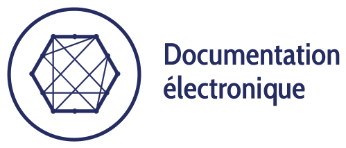 Icône documentation électronique avec texte format png