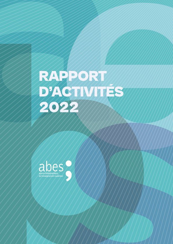 Couverture rapport d'activités Abes 2022