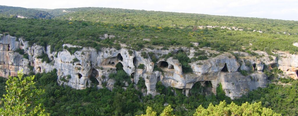 Paysage karstique dans l'Hérault