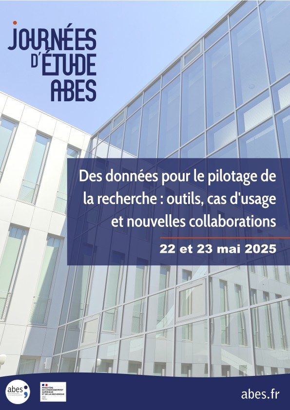 Affiche Journées d'étude Abes 2025