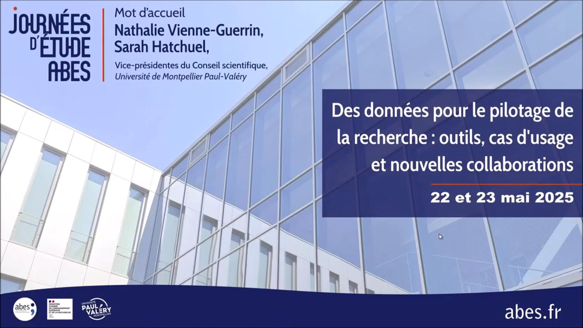 Mot d’accueil