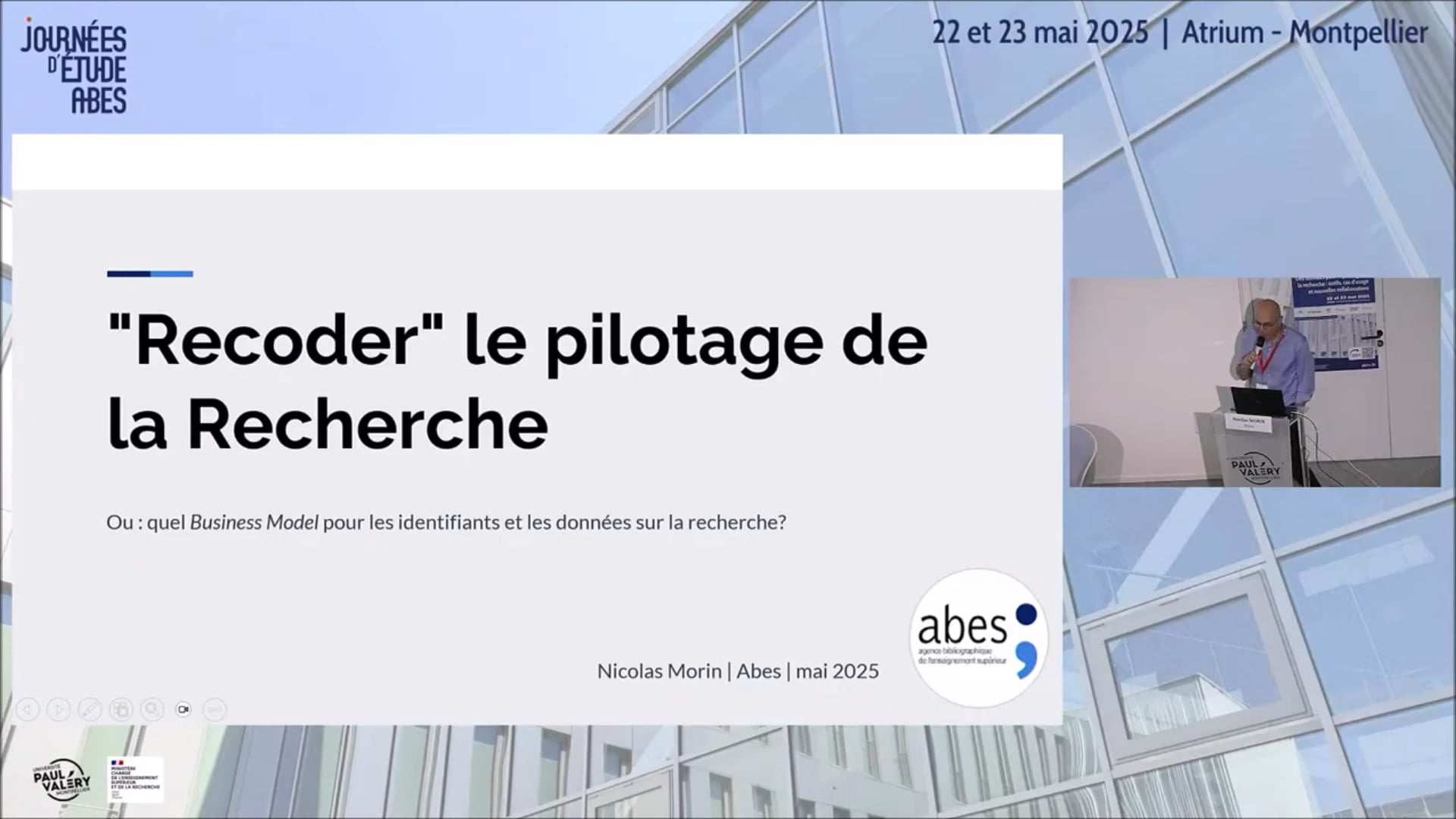 Conclusion des Journées d'étude de l'Abes 2025