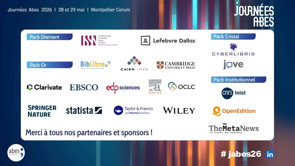 Sponsors Journées Abes 2026